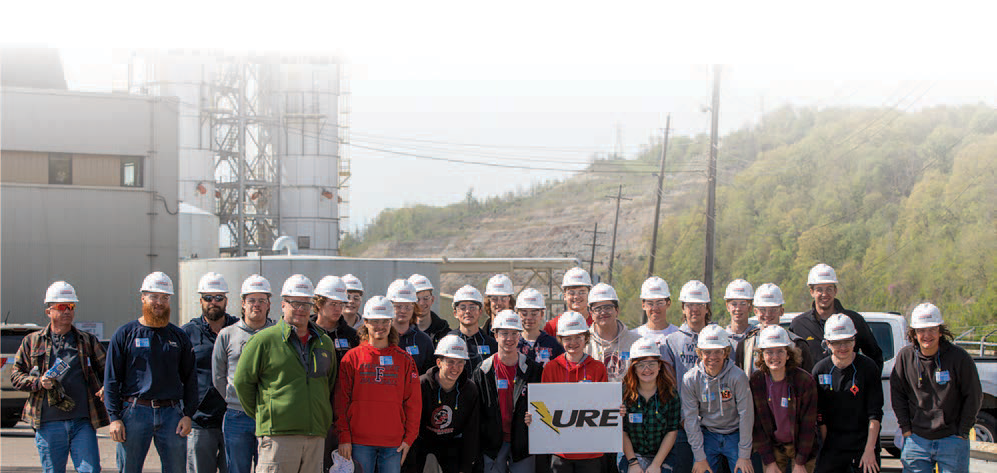 students at the cardinal plant